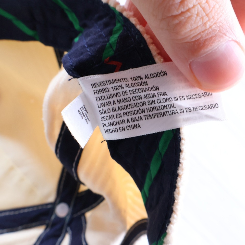 Rowing Blazers x Target Skull Crossbones Corduroy Hat Cap Cream Adjustable - Picture 7 of 7